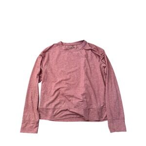 Patagonia Women's XS Long Sleeve Twist Back Athletic Top Rose Heather